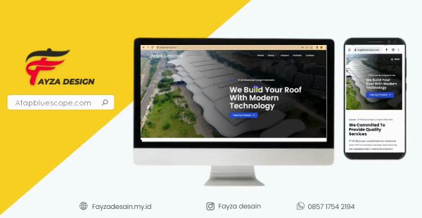 Website Roofing Modern Fayza Desain